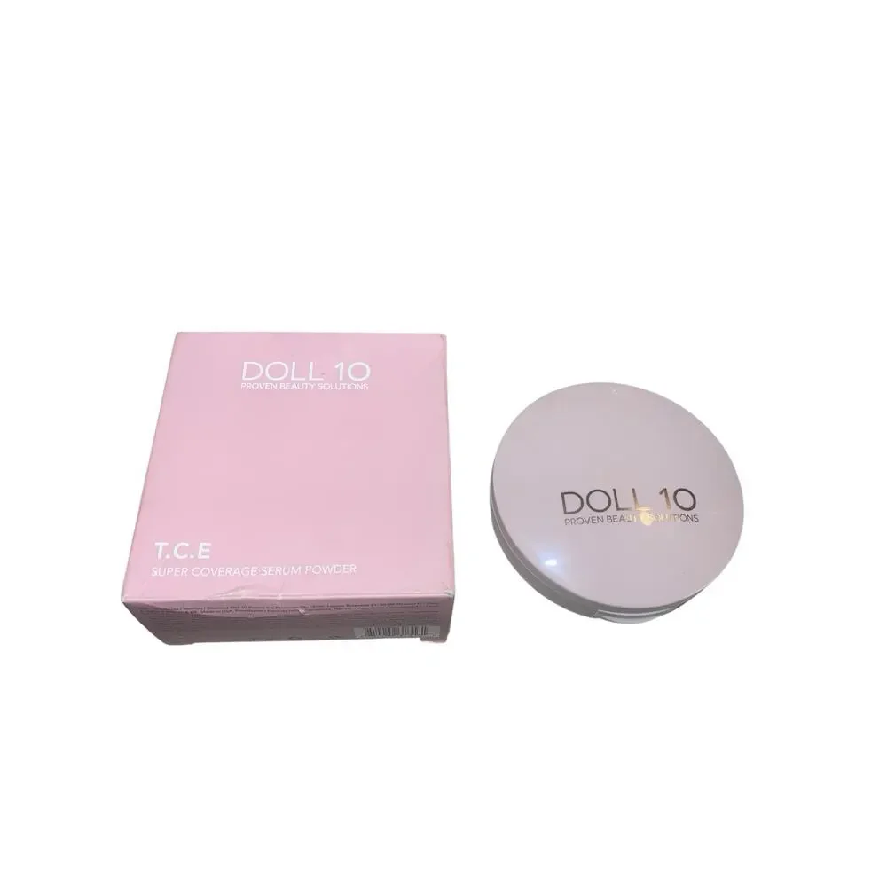 Doll 10 T.C.E.‎ Super Coverage Serum Powder Fair/Light – Full Size – NEW